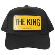 John Hatter The King Trucker-Mütze aus Aluminium – Schwarz/Gelb