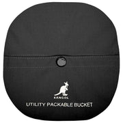 Kangol Multi-Utility Packable Bucket Hat – Schwarz