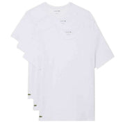 Lacoste Regular Fit Crew Neck 3 Pack T-Shirts - White