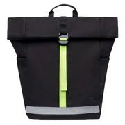 Lefrik Lars Roll Ripstop Backpack - Black Lime