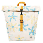 Lefrik Roll Mini Daisy Backpack - Cream/Blue/Yellow