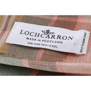 Locharron of Scotland Alba Dundee Fine Merino Schal – Rosa/Grau/Gelb