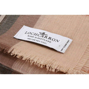 Locharron of Scotland Alba Saskatchewan Weathered Fine Merino Schal – Beige/Grau
