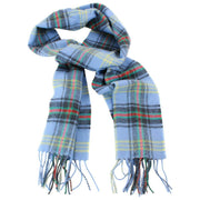 Locharron of Scotland Bowhill Bell of Borders Lammwollschal – Blau