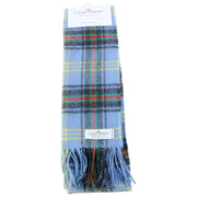 Locharron of Scotland Bowhill Bell of Borders Lammwollschal – Blau