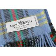 Locharron of Scotland Bowhill Bell of Borders Lammwollschal – Blau