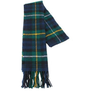 Locharron of Scotland Bowhill Campbell of Argyll Lambswool Tartan Scarf - Green/Blue/Yellow