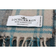 Locharron of Scotland Darwin Gordon Kleid Lammwollschal – Blaugrün