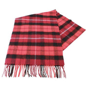 Locharron of Scotland Darwin Gunn Tartan Oversized Lambswool Scarf - Red/Black