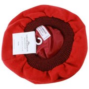 Locharron of Scotland Tam aus Lammwolle – Scharlachrot