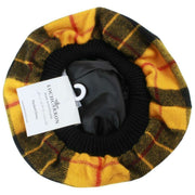 Locharron of Scotland Macleod Kleid Modern Lambswool Tam – Gelb/Schwarz