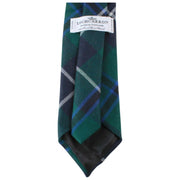 Locharron of Scotland Reiver Douglas Moderne Tartan-Krawatte – Marineblau/Dunkelgrün