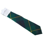Locharron of Scotland Reiver Johnstone Moderne Tartan-Krawatte – Dunkelgrün/Marineblau