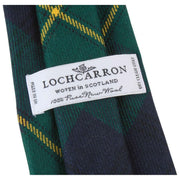 Locharron of Scotland Reiver Johnstone Moderne Tartan-Krawatte – Dunkelgrün/Marineblau