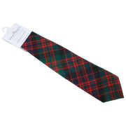Locharron of Scotland Reiver MacArthur Clan Moderne Tartan-Krawatte – Dunkelgrün/Marineblau/Rot