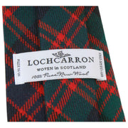 Locharron of Scotland Reiver MacArthur Clan Moderne Tartan-Krawatte – Dunkelgrün/Marineblau/Rot