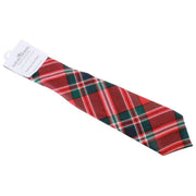 Locharron of Scotland Reiver MacFarlane Moderne Tartan-Krawatte – Rot/Grün/Weiß