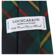 Locharron of Scotland Reiver MacLaren Moderne Tartan-Krawatte – Grün/Rot/Gelb