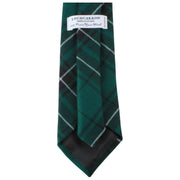 Locharron of Scotland Reiver MacLean Hunting Moderne Krawatte – Schwarz/Grün/Weiß