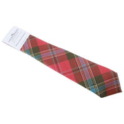 Locharron of Scotland Reiver MacLean of Duart verwitterte Tartan-Krawatte – Rosa/Grün