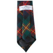 Locharron of Scotland Reiver MacLellan Moderne Tartan-Krawatte – Marineblau/Grün/Rot