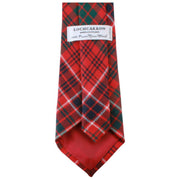 Locharron of Scotland Reiver MacRae Moderne Tartan-Krawatte – Rot/Grün