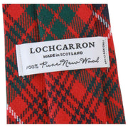 Locharron of Scotland Reiver MacRae Moderne Tartan-Krawatte – Rot/Grün