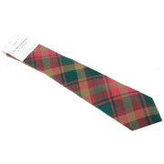 Locharron of Scotland Reiver Maple Leaf Candian Tartan Wool Tie - Red/Green