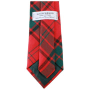 Locharron of Scotland Reiver Maxwell Moderne Tartan-Krawatte – Rot/Grün
