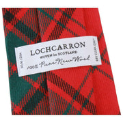 Locharron of Scotland Reiver Maxwell Moderne Tartan-Krawatte – Rot/Grün