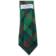 Locharron of Scotland Reiver Ross Hunting Moderne Tartan-Krawatte – Grün/Rot