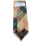 Locharron of Scotland Reiver Saskatchewan Tartan Krawatte – Beige/Schwarz/Rot