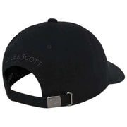Lyle & Scott Tonal Eagle Baseballkappe – Tiefschwarz