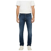 MAC Jeans Arne Pipe Hemp Denim Jeans – Dunkelblaue 3D-Waschung