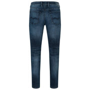 MAC Jeans Arne Jeans aus recyceltem Denim – Tiefblau, authentisch gebraucht