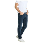 MAC Jeans Arne Jeans aus recyceltem Denim – Tiefblau, authentisch gebraucht