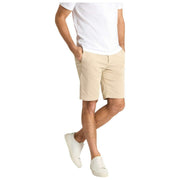 MAC Jeans Jog'N Jersey-Jeansshorts – Glattes Beige