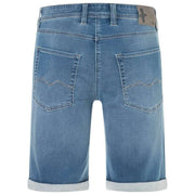 MAC Jeans Jog'N Leichte Sweat-Denim-Shorts – Sommerblau, authentisch, gebraucht