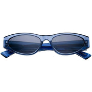 MessyWeekend Blade Sunglasses - Transparent Blue