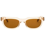 MessyWeekend Jenner Blaulicht-Lesebrille – Braun/Pfirsichbeige