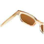 MessyWeekend Jenner Blaulicht-Lesebrille – Braun/Pfirsichbeige