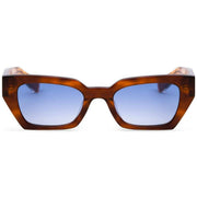 MessyWeekend Luna Sunglasses - Havana Brown/Blue