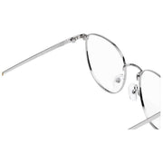 MessyWeekend Steve Blaulicht-Lesebrille – Klar/Silber