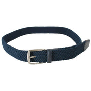 Miguel Bellido Elastic Woven Belt - Navy Blue