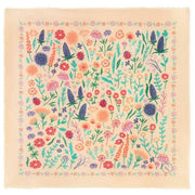 Powder Cotton Wild Flowers Bandana - Coconut White