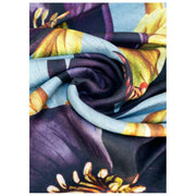 Powder Hellebore Lux Print Schal – Blau