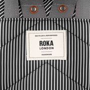 Roka Bantry B Small Mixed Hickory Recycled Canvas Backpack - Green/Black/White
