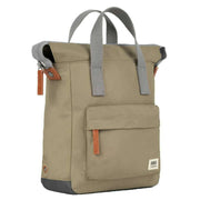 Roka Bantry B Small Recycled Nylon Backpack - Taupe Green