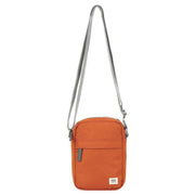 Roka Bond Recycled Canvas Crossbody Bag - Pumpkin Orange