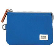 Roka Carnaby Small Recycled Canvas Wallet - Galactic Blue